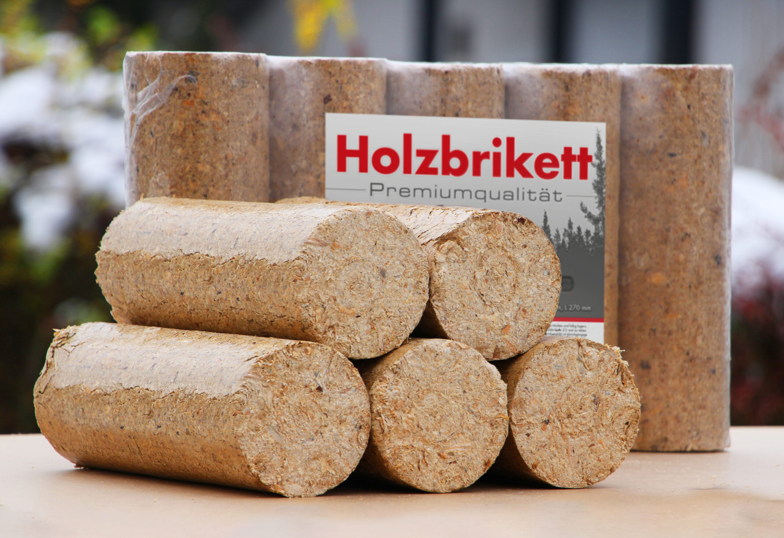 Holz-Briketts